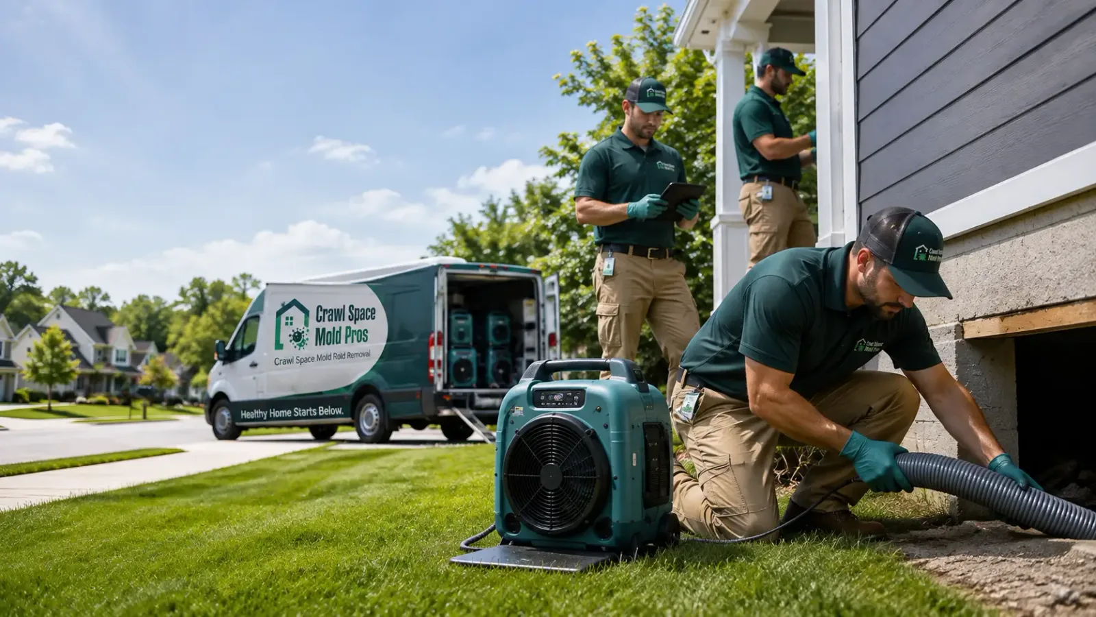 Crawl Space Mold Removal in Camino, CA